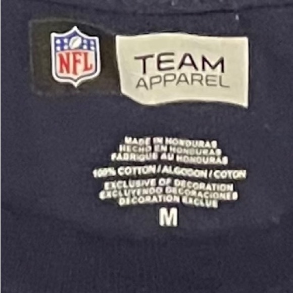 NFL NEW ENGLAND PATRIOTS LONG SLEEVE T-SHIRT M - Picture 4 of 6